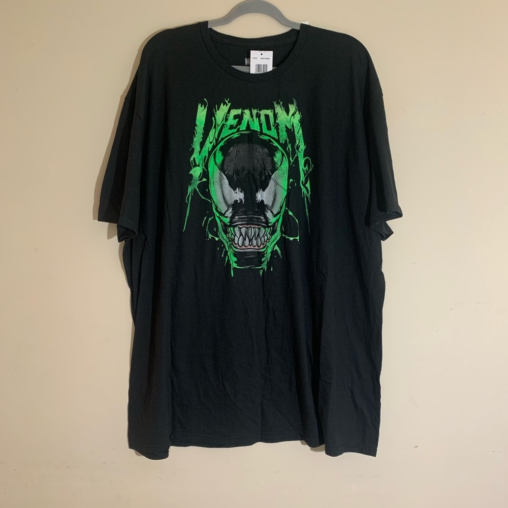 Venom Graphic Black T-Shirt 3XL